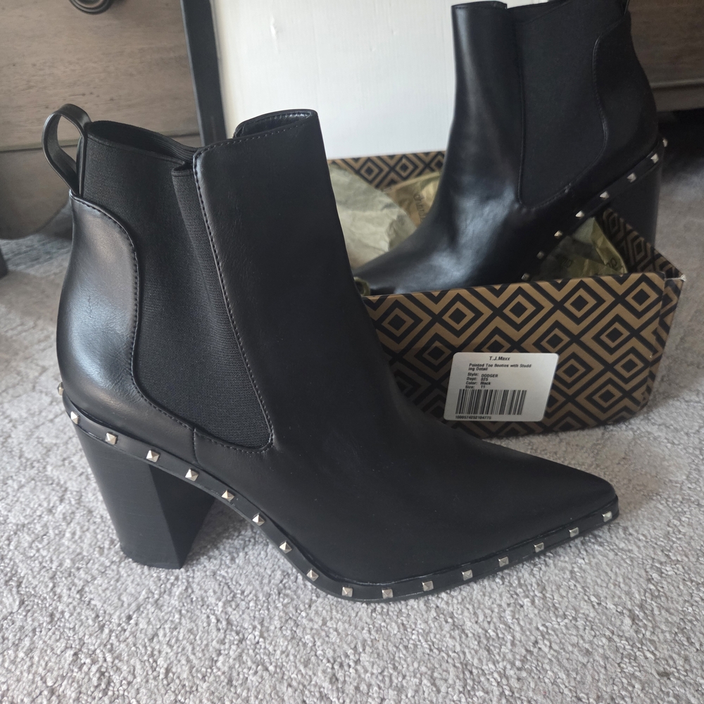 Black Ankle Boots - Picture 5 of 5